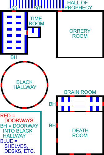 Map of the Department of Mysteries