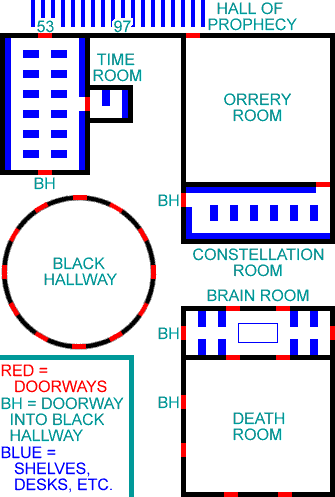 Map of the Department of Mysteries